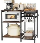 Vevor K&uuml;chenregal B&auml;ckerregal (90 X 40 X 90 Cm) Mit X-f&ouml;rmiger St&uuml;tzstange...