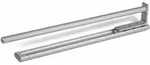 Handtuchhalter 1-armig Lang Aluminiumoptik Ausziehbar