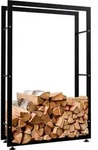 Clp - Kaminholzst&auml;nder Keri V2 Schwarz 25x80x125 Cm