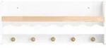 Sobuy Kmb78-w Kindergarderobe Mit Ablage Kinderregal B&uuml;cherregal F&uuml;r Kinder