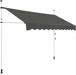 Klemmmarkise Sonnenschutz, Balkonmarkise Hoehenverstellbar 200-300cm,...