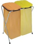 Ecofix M&uuml;llsackst&auml;nder 2-fach Mit Deckel F&uuml;r M&uuml;lls&auml;cke Von 60 - 130 Liter -