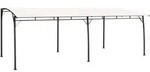 Garten-sonnenschutz 6x3x2,55 M Cremewei&szlig; - Vidaxl