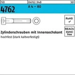 Zylinderschraube Iso 4762 M.innensechskant M 8 X 12 A 4 - 80