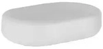 Gessi - Goccia Seifenhalter Standversion, Schale In Gres Wei&szlig;,