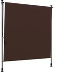 Vidaxl Outdoor Roller Blind Brown 150 X 270 Cm