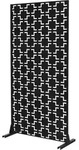 Ml-design Metall-sichtschutz Milano, 90x180 Cm, Aus Stahl, Raumteiler - 3...