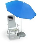 Sonnenschirm, &Oslash; 180 Cm, H&ouml;henverstellbar, Kippbar, Balkonschirm, Rund, Polyester,
