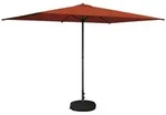 Garten-schirm Mit Fu&szlig; 200 X 300 Cm Polyester Rechtwinklig Vidaxl