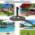 Sonnenschirmstaender F&uuml;r 38mm-48mm Gestaenge Marktschirmstaender Sonnenschirmfuss