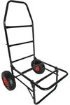 Relaxdays Transportwagen, Klappbarer Rollwagen, Hbt: 102x50x37 Cm, Luftbereift,...