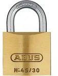 Abus Vorhangschloss Messing 45/30 Quad-pack B/sb