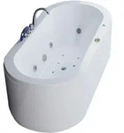 Whirlpool Oval Villa Sofia Weiss Badewanne Oval Jet-line