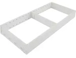 Blum - Ambia-line Schubkastenrahmen Breit - 472x200x50mm, Stahl Seidenwei&szlig; Matt