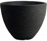 Pflanzen K&ouml;lle - Blumentopf 'rillen' Pflanzgef&auml;&szlig; &Uuml;bertopf &Oslash;40cm X H31cm Aus