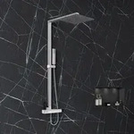 Design Duschs&auml;ule Bernstein Nt6705c Mit Thermostat Inkl. Duschschlauch Und