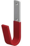 Unihaken Gummiert T 3,5 X H 8,2 Cm, Stahl Verzinkt Haken Universalhaken - Alfer