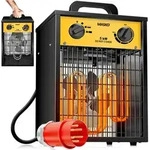 Masko&reg; Elektroheizer Heizl&uuml;fter Bauheizer Mit Integriertem Thermostat Elektrisch