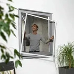 Primaster Fliegenschutz-fenster Slim 120 X 120 Cm Anthrazit...