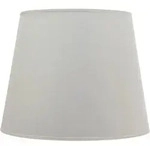 Lampenschirm Wei&szlig; Stoff F&uuml;r Stehlampe E27 Konisch