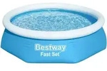 Bestway - Swimmingpool Aufblasbar Rund Fast Set 244x66 Cm 57265