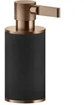 Gessi - Inciso Stand-seifenspender, Beh&auml;lter Schwarz Matt, 58538708