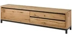 Tv-board Wildeiche 220x40x56 Natur Ge&ouml;lt Villanders 154