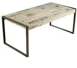Esstisch Mango 180x90x76 Natur Bedruckt Factory 113