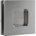 Marchesi - Schiebet&uuml;rmuschelpaar 6405 F&uuml;r Glas, Eckig, Glasst&auml;rke 8 - 10 Mm,