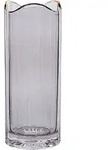 Blumenvase Perdiki Glas 30 Cm Grau