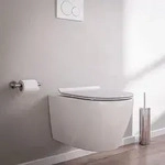Sp&uuml;lrandloses Wand-h&auml;nge-wc Bernstein B-8030r Wei&szlig; Gl&auml;nzend...