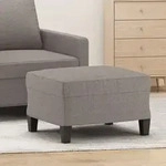 Fu&szlig;hocker Taupe 60x50x41 Cm Stoff Vidaxl