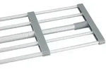 Teleskop-klemmregal, Befestigung Ohne Bohren, Silber Matt, Aluminium Silber,