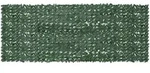 Balkon-sichtschutz Mit Dunkelgr&uuml;nen Bl&auml;ttern 400x150 Cm Vidaxl