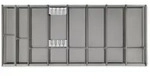 Cuisio Besteckeinsatz Besteckkasten Transluzent-graphitgrau F&uuml;r Blum Legrabox...