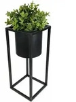 Pflanztopf Rund Auf St&auml;nder Eckig - 35 Cm - Blumentopf Halter Deko...