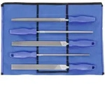 Vielzweck-feilensatz 5-teilig In Rolltasche Hieb 1, L&auml;nge Ohne Angel: 200 Mm 5...