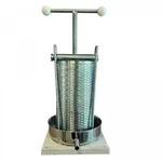 Maxi Fruchtpresse, Saftpresse, Obstpresse 5l Mit Edelstahl Doppelkorb