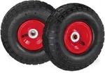 Relaxdays - 4 X Sackkarrenrad 4.1/3.5-4, Luftbereifte Ersatzr&auml;der F&uuml;r Bollerwagen,