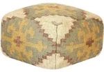 Pouf Saron Jute Bunt