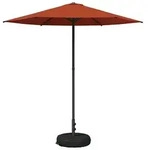 Garten-schirm Mit Fu&szlig; 230 X 230 Cm Polyester Rechtwinklig Vidaxl