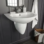 Waschbecken Wei&szlig; 52 X 45 X 49 Cm Glasierte Keramik Vidaxl