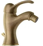 Sapho Kirk&eacute; - Bidetarmatur Mit Ablaufgarnitur, Standmontage, Bronze Ki03b