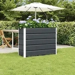 Vidaxl Planter Anthracite 100 X 40 X 75 Cm Steel
