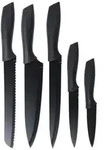 Excellent Houseware - Schwarz Edelstahl Messer Set Von 5 St&uuml;ck K&uuml;chenmesser...