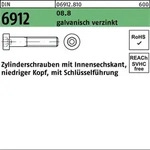 Din 6912 Zylinderkopf-schaftschraube Niedrige Form M4x14 Stahl 8.8 Galvanisch