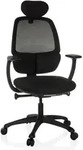 B&uuml;rostuhl / Drehstuhl Ri-cover Netzstoff / Stoff Schwarz Hjh Office