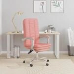 B&uuml;rostuhl Mit Liegefunktion Rosa Kunstleder Vidaxl