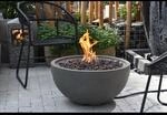 Elementi Gasfeuerstelle "nantucket" In Beton-optik, Grau, 67,5 X 67,5 X 35 Cm (l X B