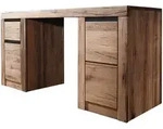 Schreibtisch Wild-/zerreiche 150x50x75 Tabacco Brown Ge&ouml;lt Montreux 319
